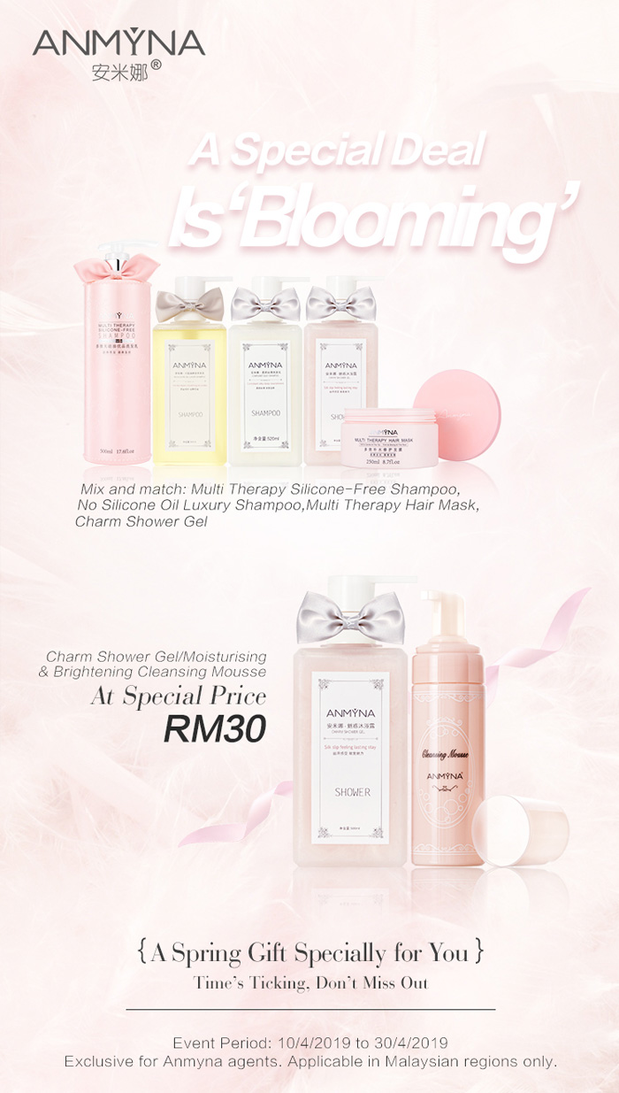 Multi Therapy, Silicone-Free Shampoo, Hair Mask, Shower Gel, Anmyna Online Malaysia