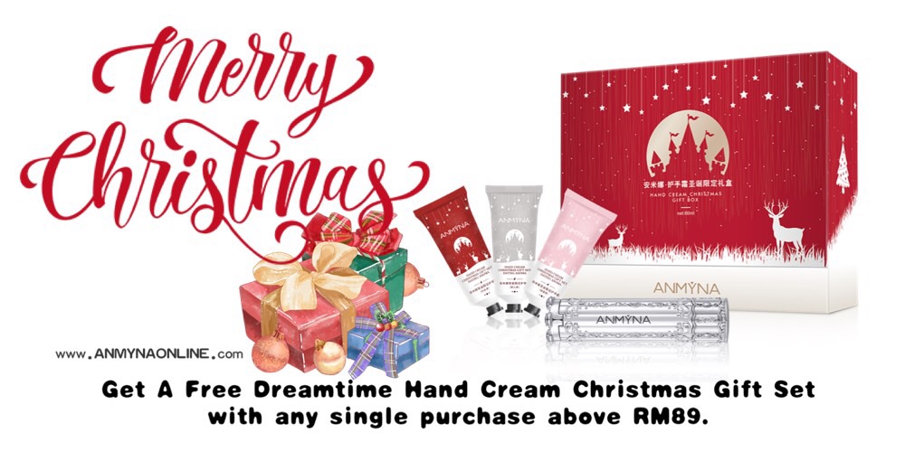 Anmyna Christmas, Anmyna Malaysia, Anmyna Promotions, Gift Set, Hand Cream